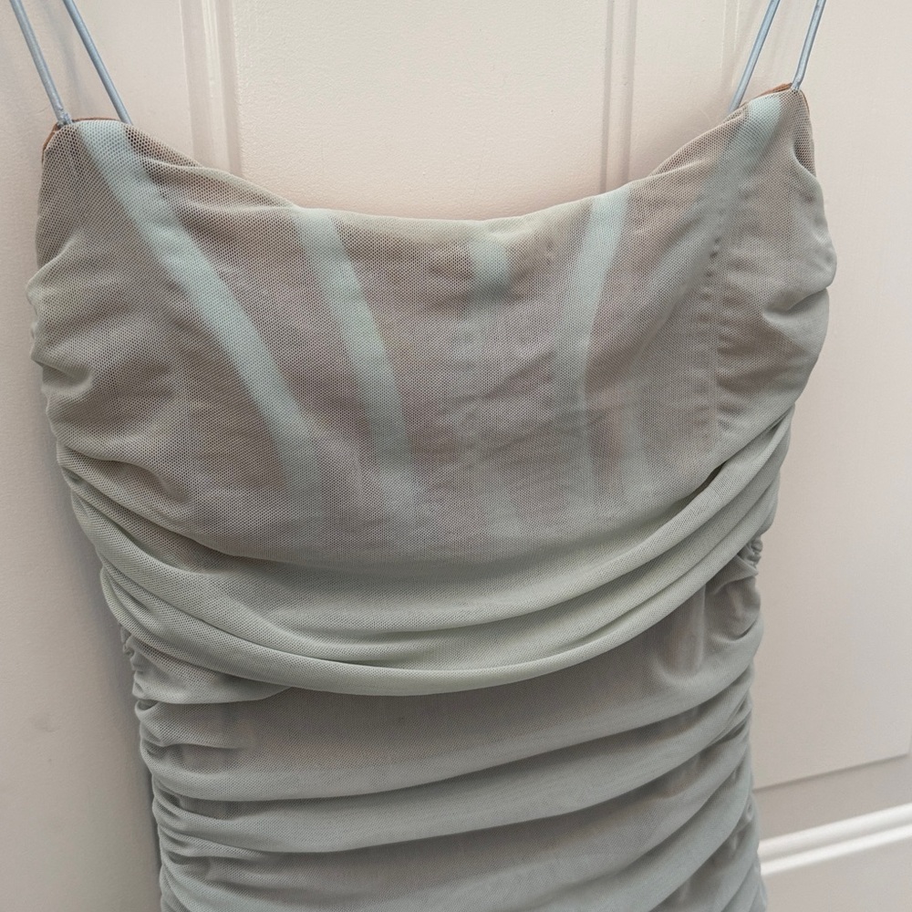 Nookie Eden Midi Dress light blue size medium - Picture 12 of 16